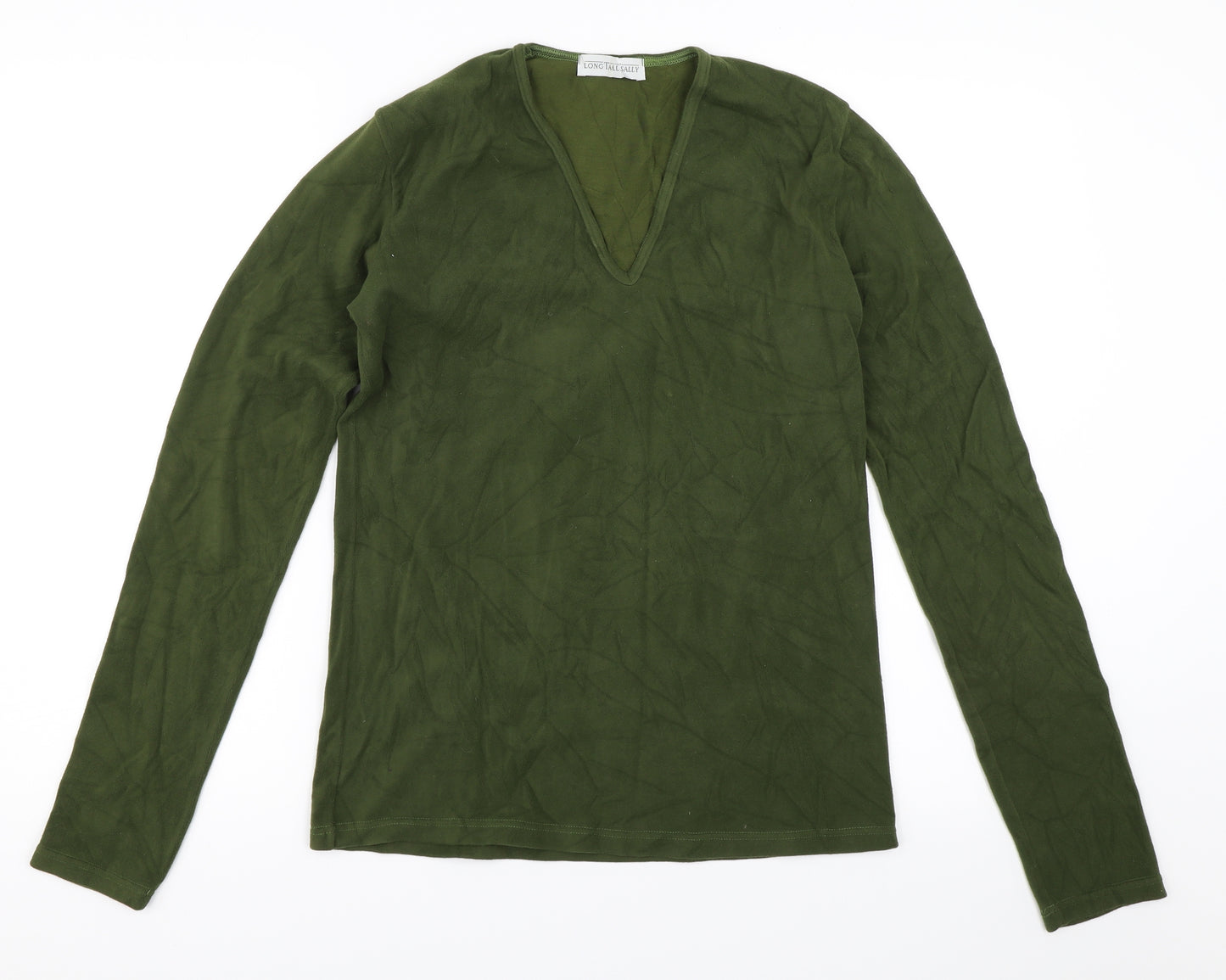 Long Tall Sally Womens Green   Basic T-Shirt Size M