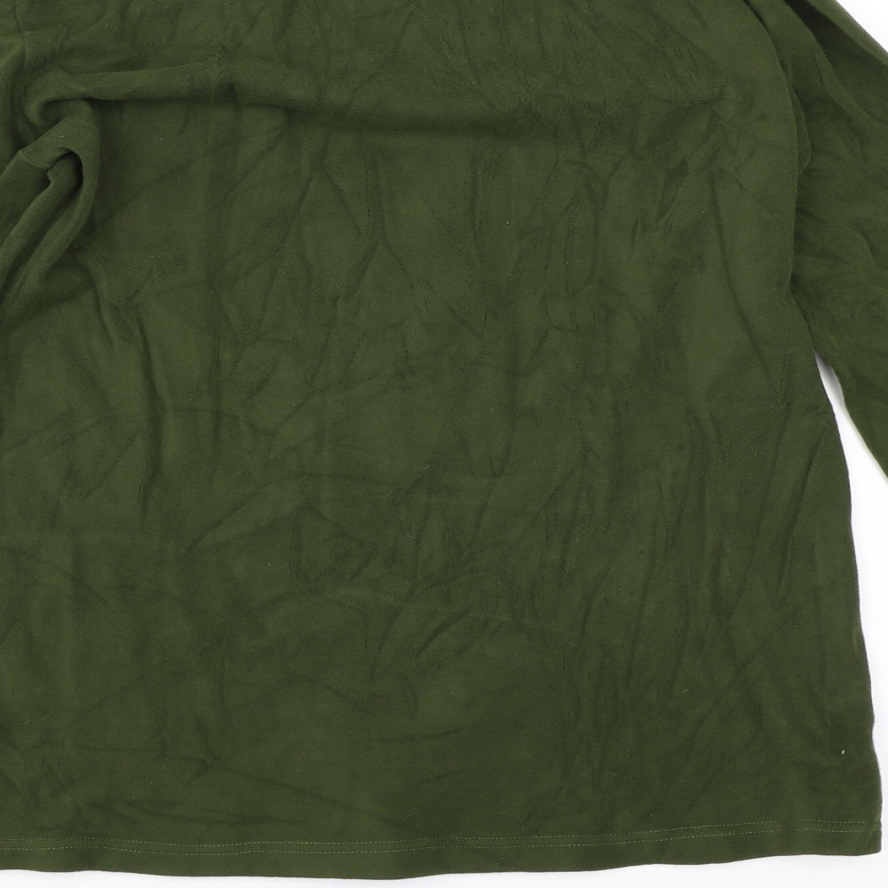 Long Tall Sally Womens Green   Basic T-Shirt Size M