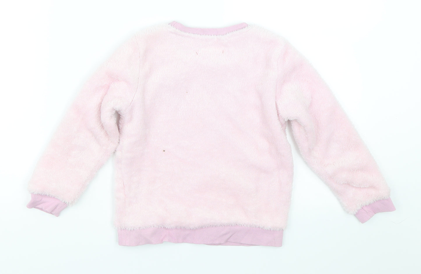 Lily&Dan Girls Pink   Pullover Sweatshirt Size 3-4 Years  - loungewear
