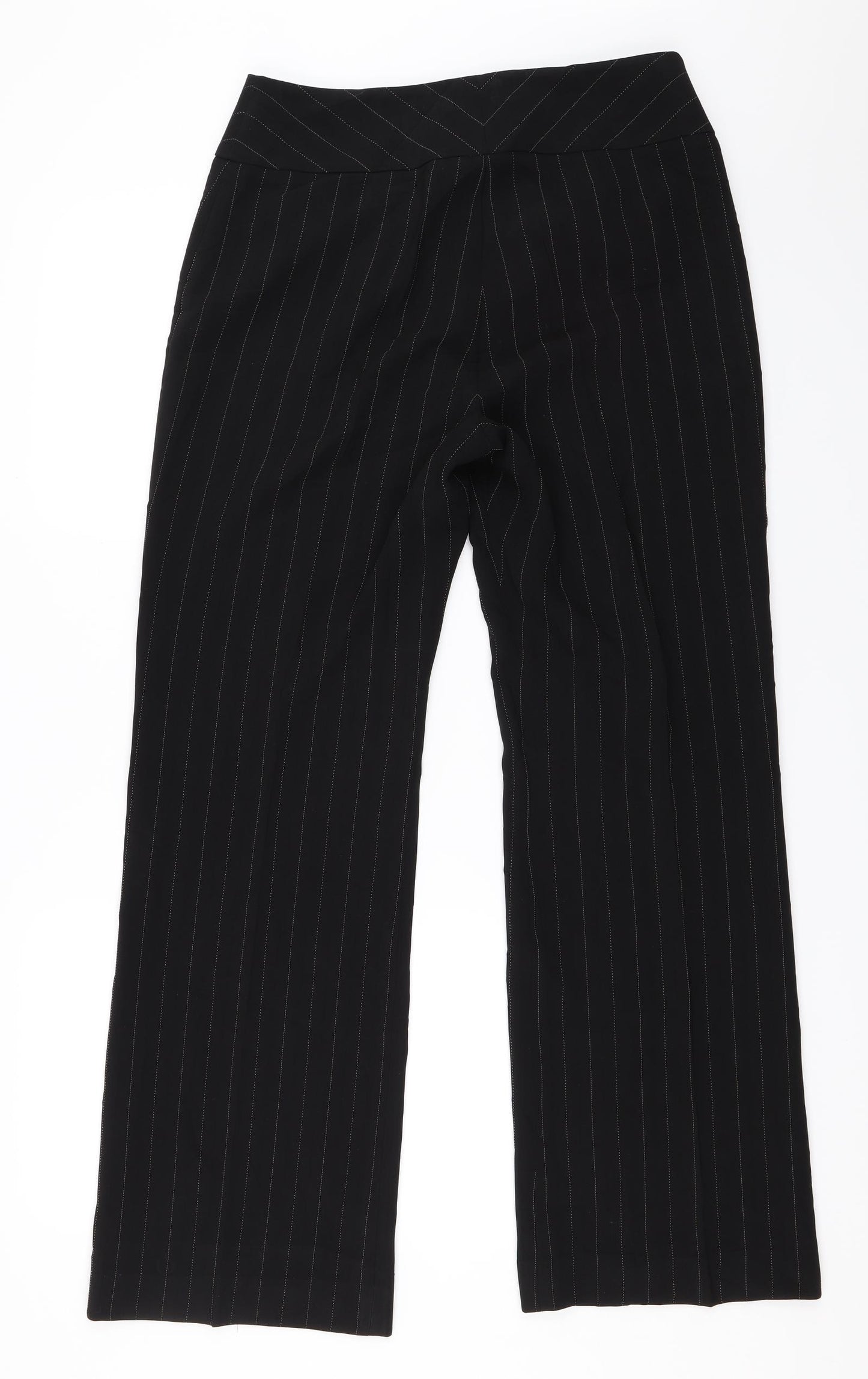 Planet Womens Black   Trousers  Size 8 L31 in