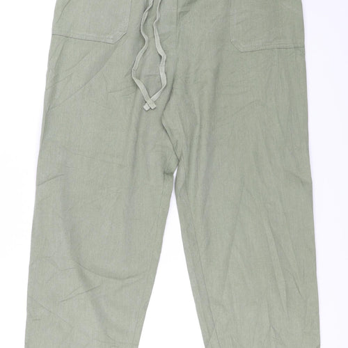 Classics Womens Green   Trousers  Size 16 L27.5 in