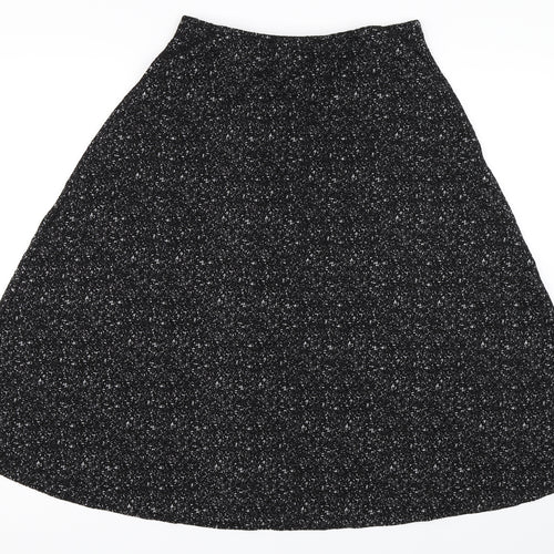 H&M Womens Black   Flare Skirt Size M