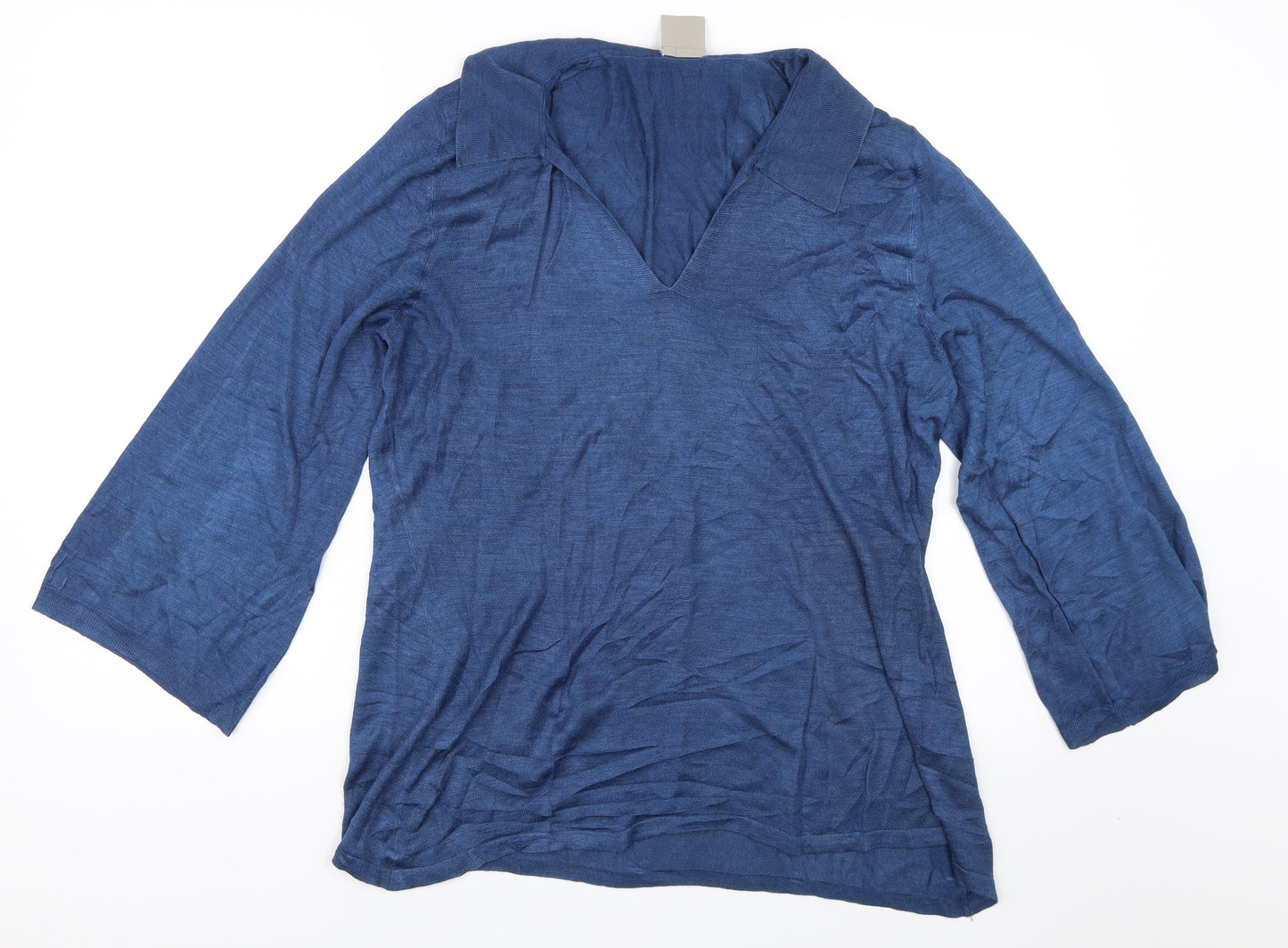 Preworn Womens Blue   Pullover Jumper Size 18