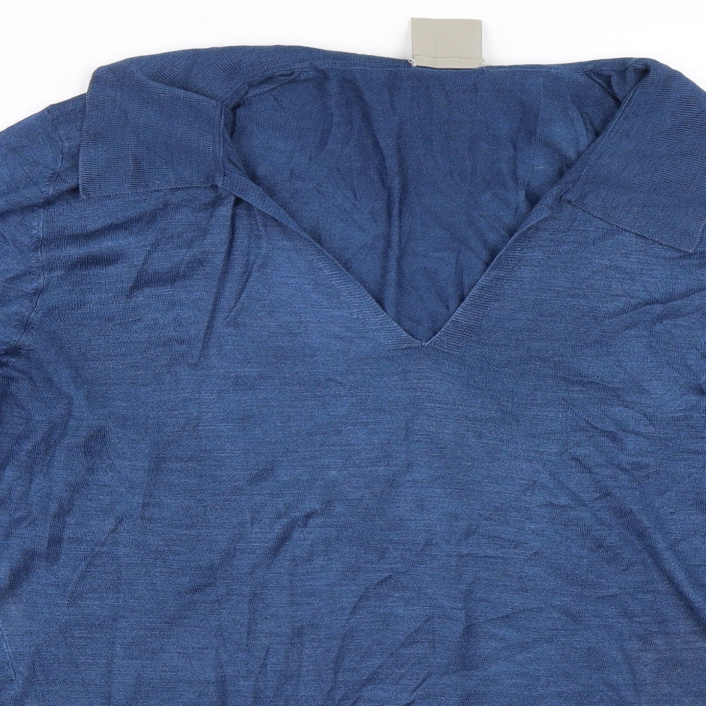 Preworn Womens Blue   Pullover Jumper Size 18