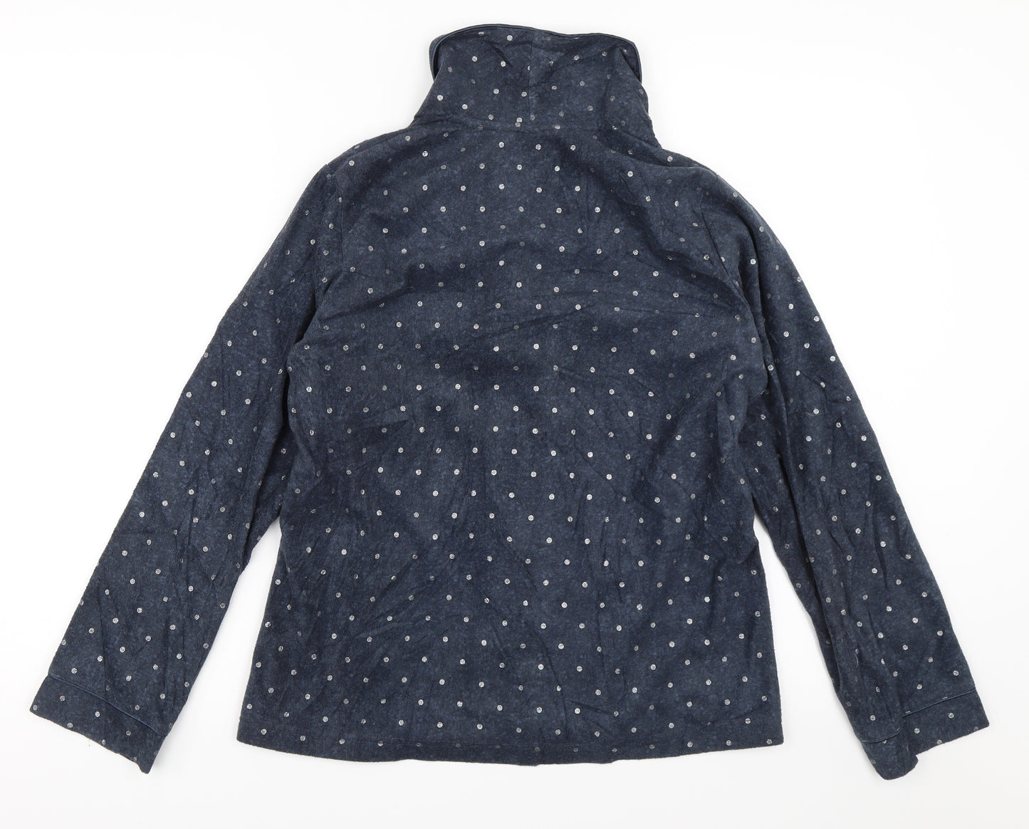 George Womens Blue Solid  Top Pyjama Top Size 8