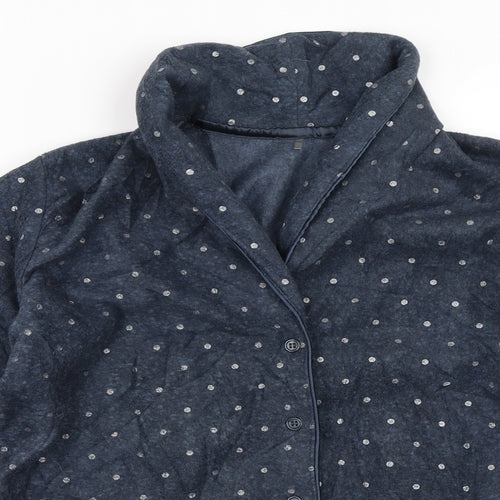 George Womens Blue Solid  Top Pyjama Top Size 8