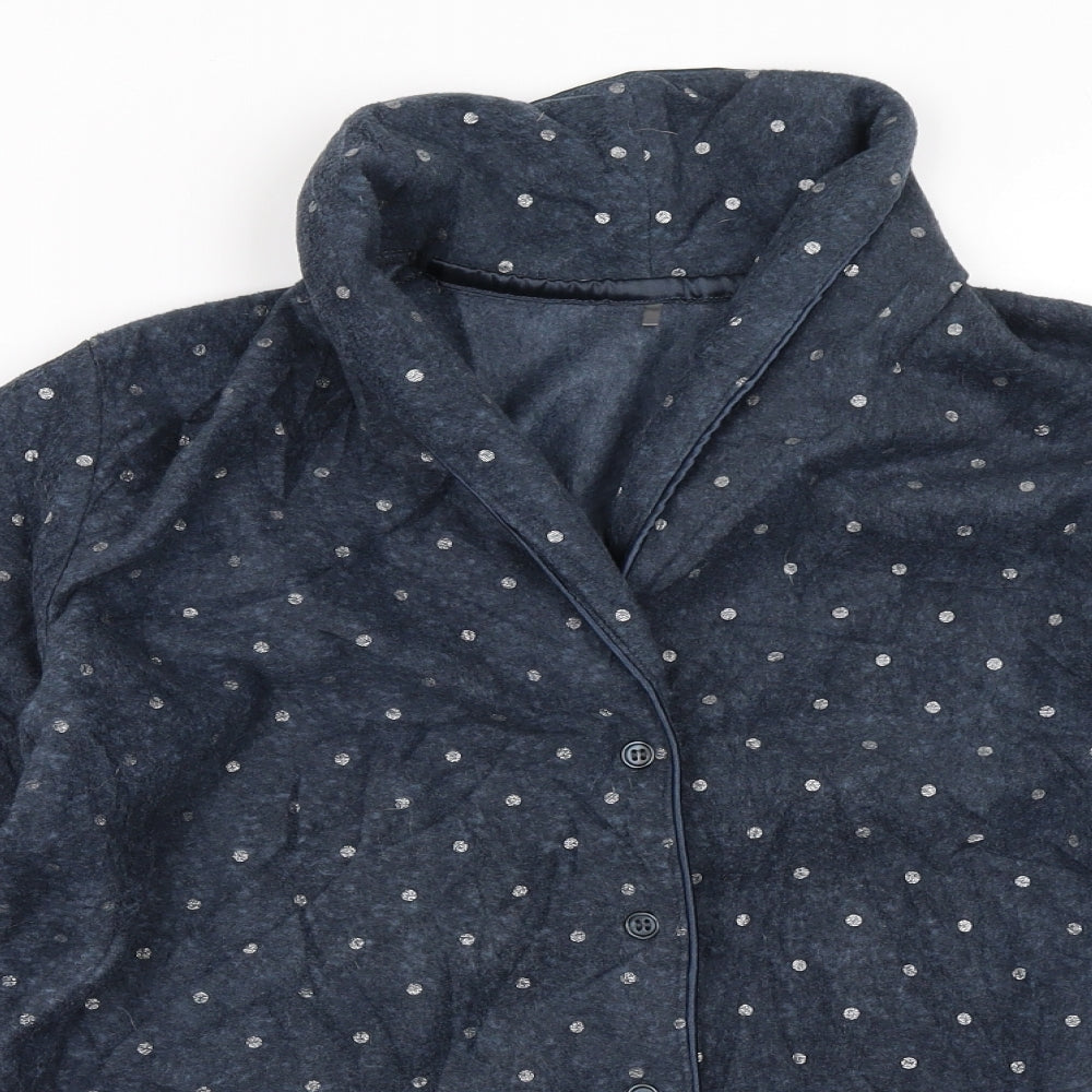 George Womens Blue Solid  Top Pyjama Top Size 8