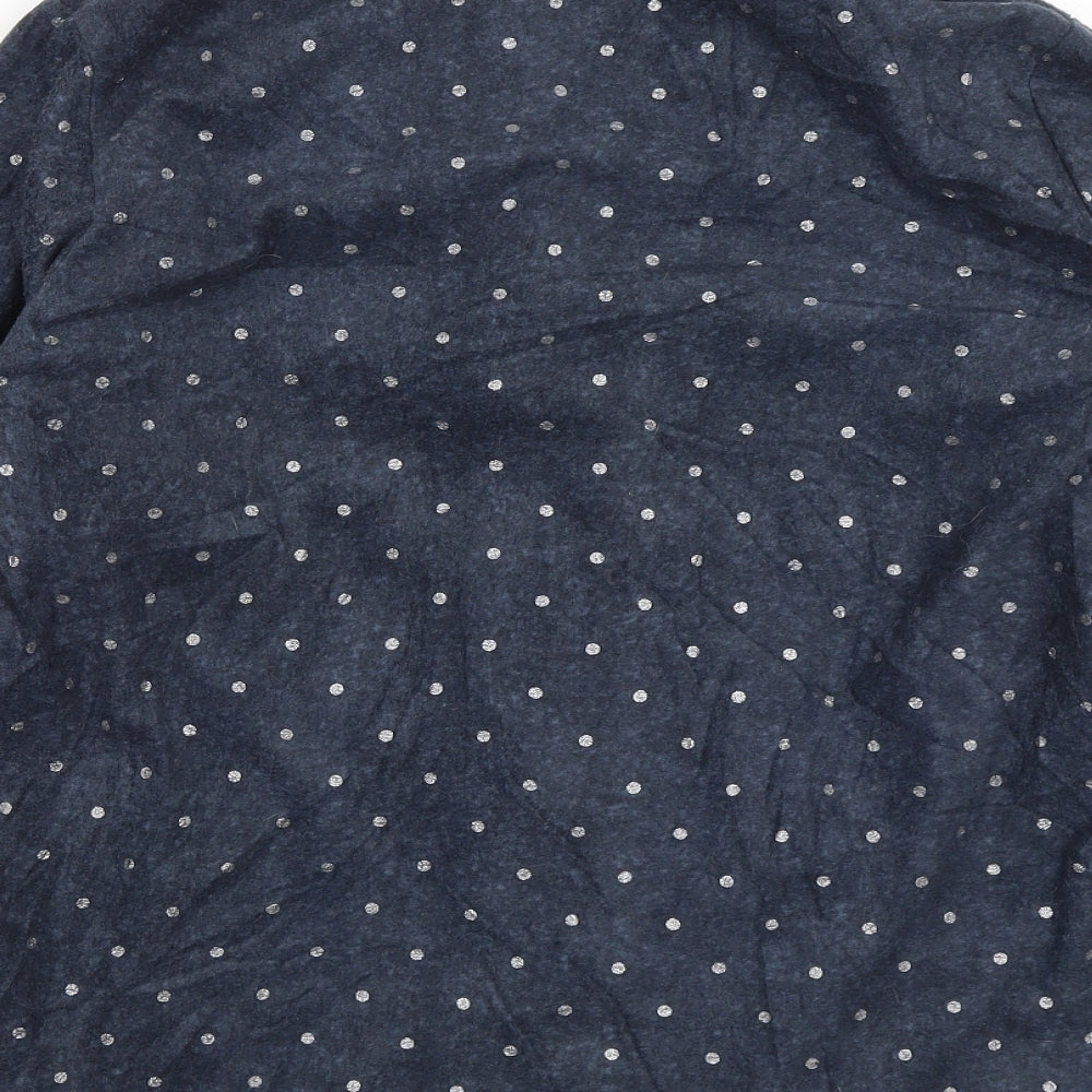 George Womens Blue Solid  Top Pyjama Top Size 8