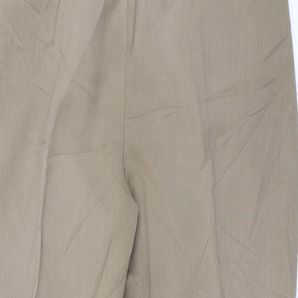 Preworn Womens Beige   Trousers  Size 16 L25 in