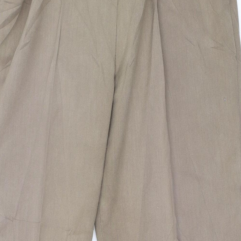 Preworn Womens Beige   Trousers  Size 16 L25 in