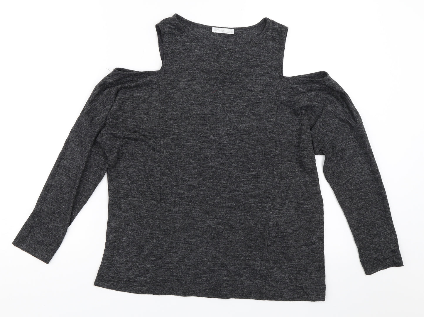 Zara Womens Grey   Basic T-Shirt Size S