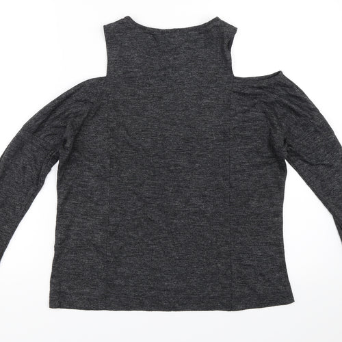 Zara Womens Grey   Basic T-Shirt Size S