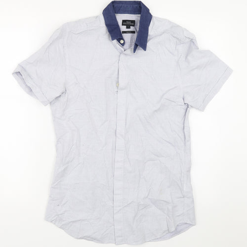 NEXT Mens Blue    Button-Up Size S