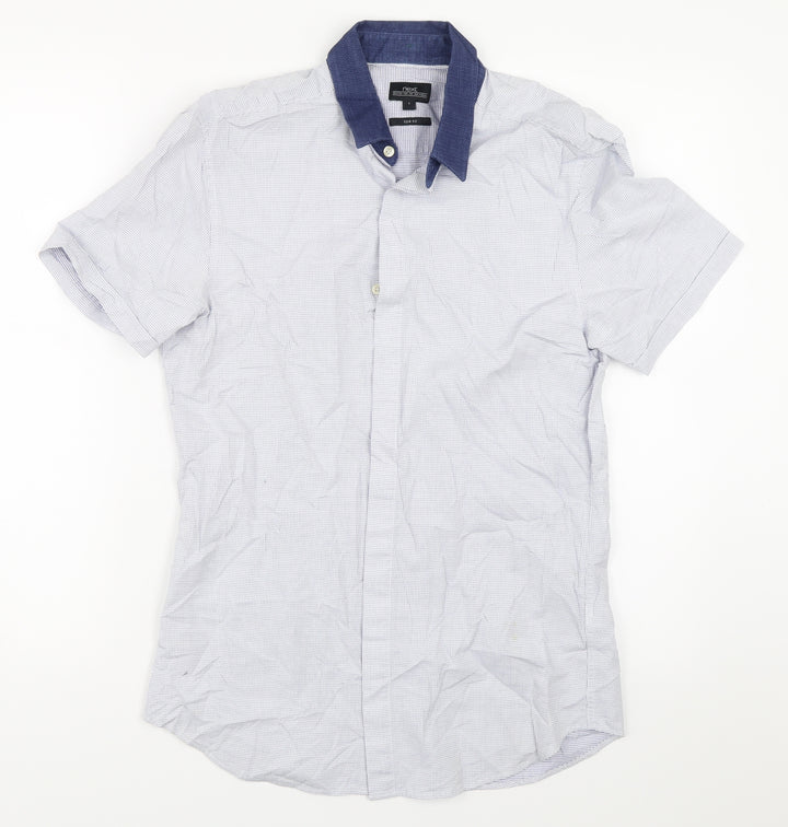 NEXT Mens Blue    Button-Up Size S