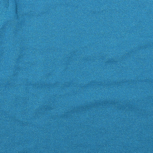 Bm Collection Womens Blue   Pullover Jumper Size L