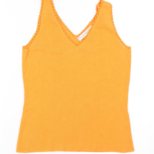 New Sensation Womens Orange   Basic Tank Size L