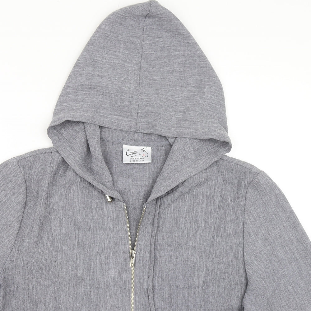 Casali Womens Grey   Jacket  Size 18