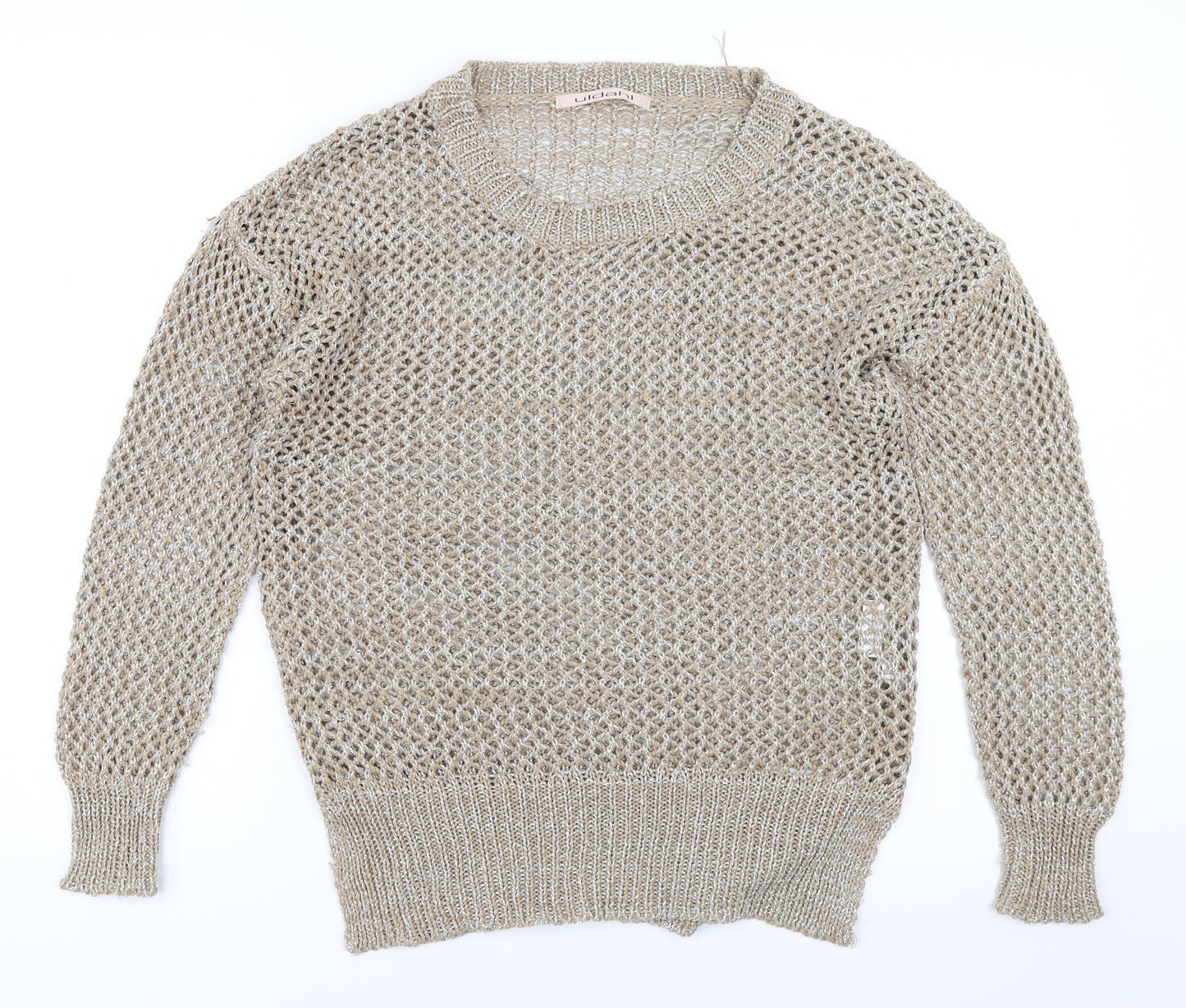 Uldahl Womens Beige   Pullover Jumper Size L