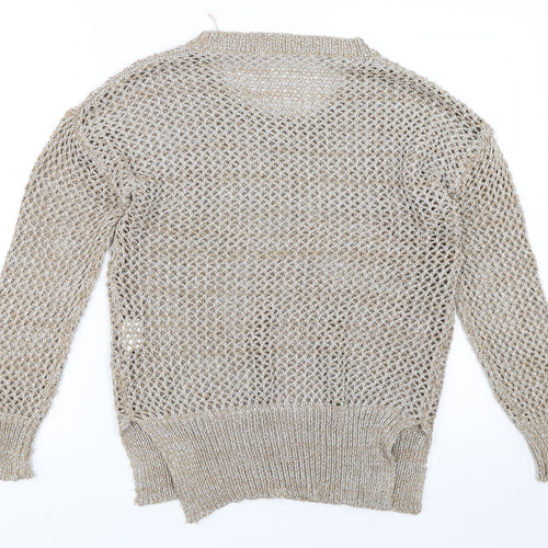 Uldahl Womens Beige   Pullover Jumper Size L