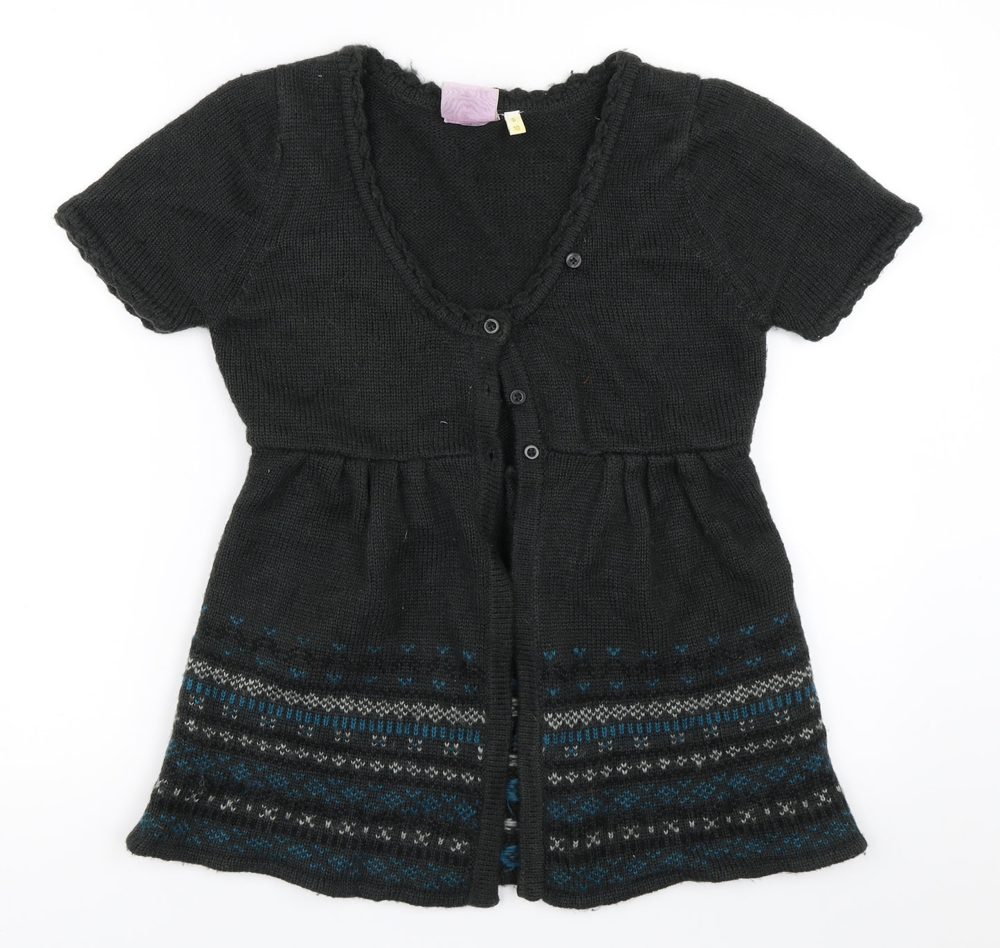 B Soul Womens Black   Cape Jumper Size 10