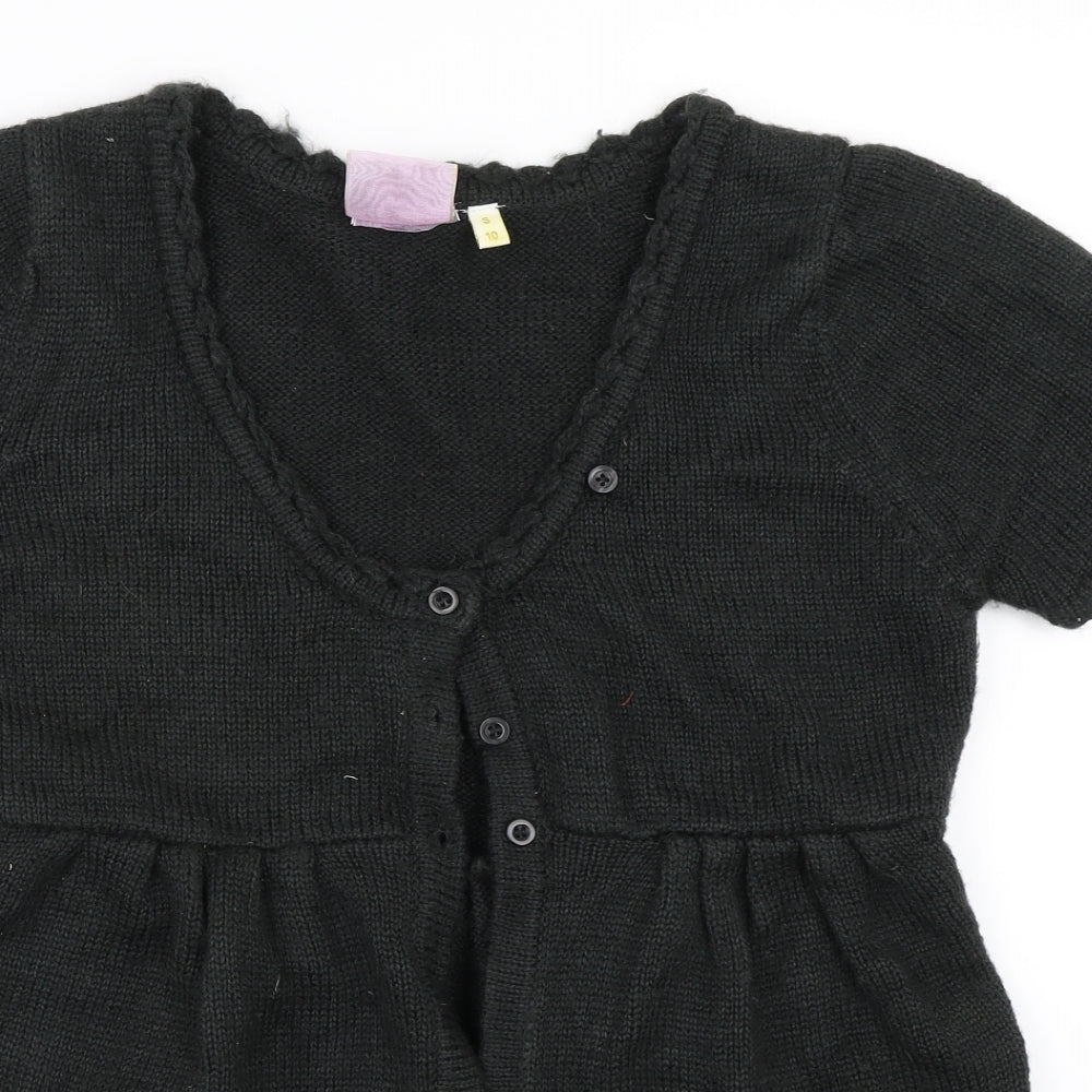 B Soul Womens Black   Cape Jumper Size 10