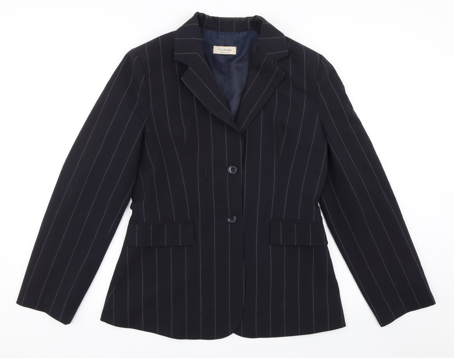 Freemoda Womens Blue   Jacket Blazer Size 44