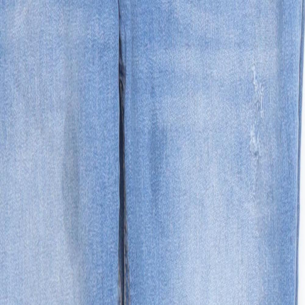 Preworn Womens Blue  Denim Skinny Jeans Size 28 in L28 in