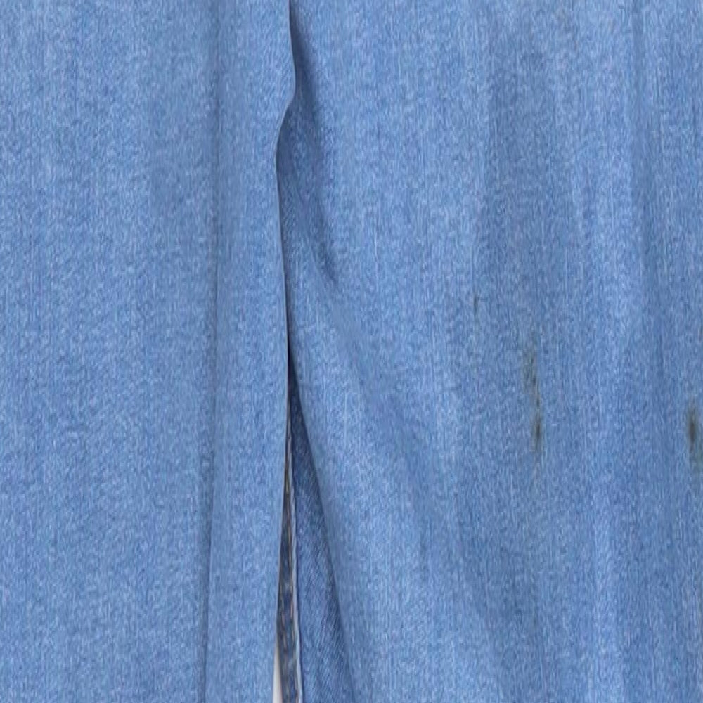 Preworn Womens Blue  Denim Skinny Jeans Size 28 in L28 in