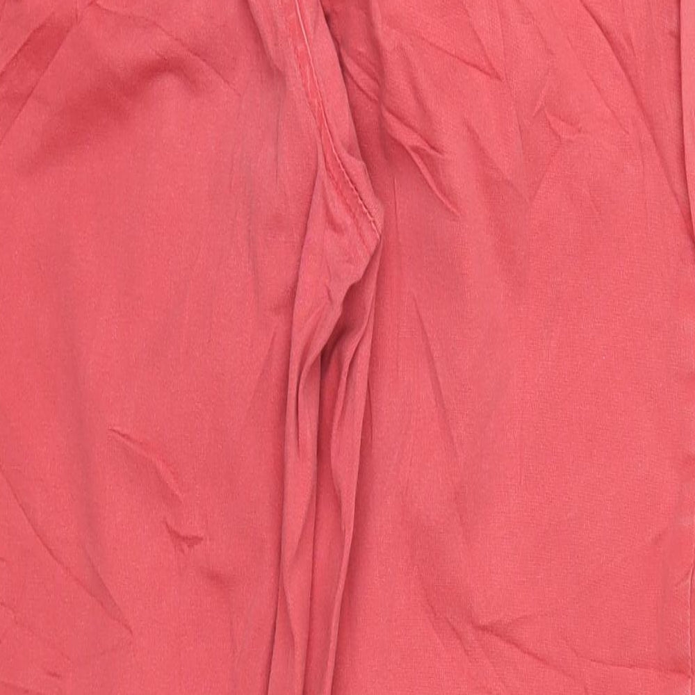 Ole Womens Red   Trousers  Size 34 in L28 in