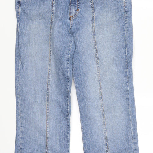 Bessie Womens Blue  Denim Cropped Jeans Size 29 in L23 in
