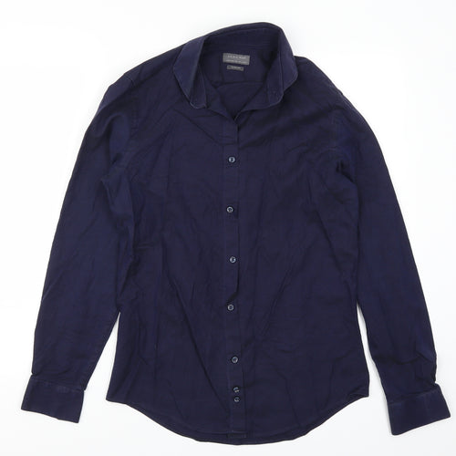 Zara Man Mens Blue    Button-Up Size S