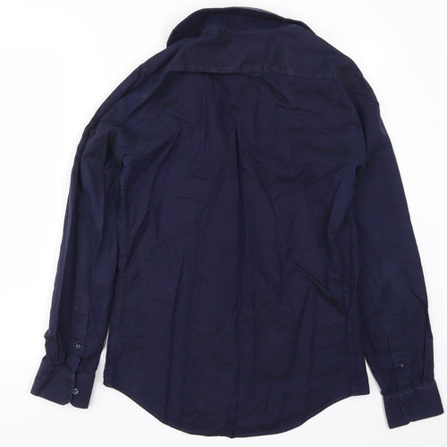 Zara Man Mens Blue    Button-Up Size S