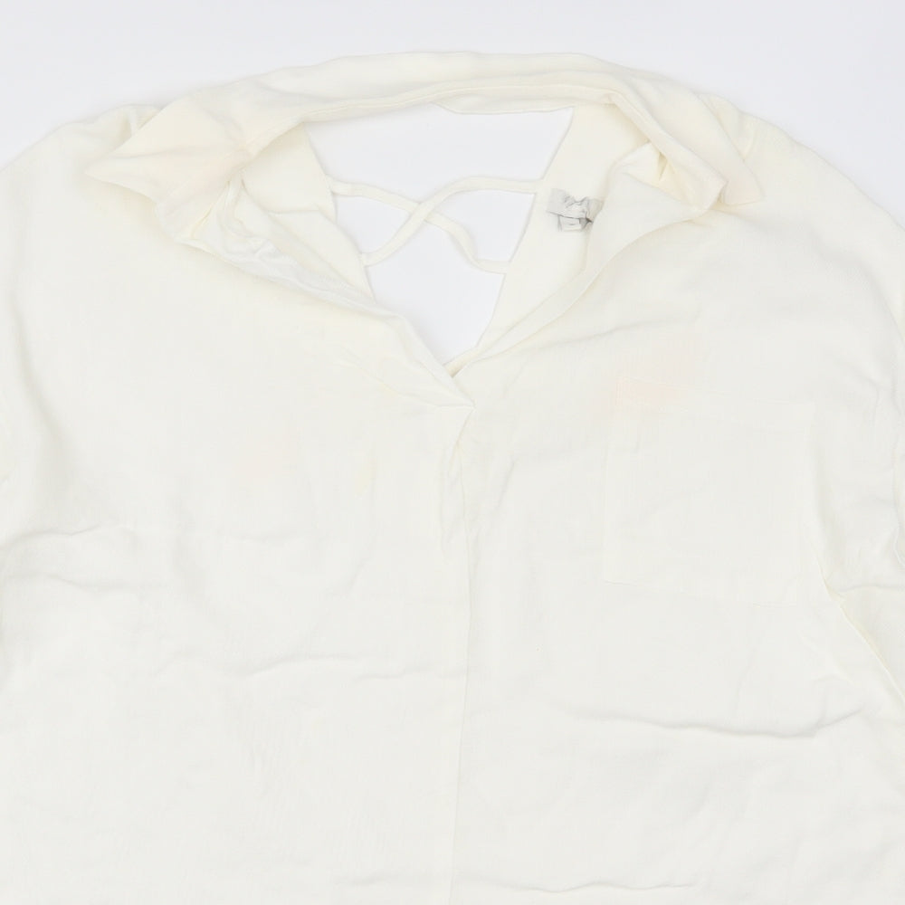 River Island Womens White   Basic Blouse Size 16