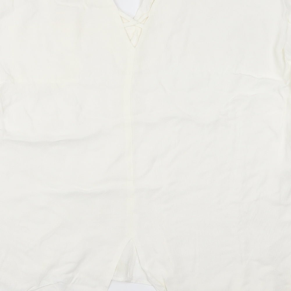 River Island Womens White   Basic Blouse Size 16