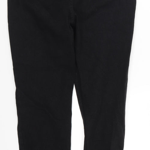 Boohoo Womens Black  Denim Mom Jeans Size 6 L27 in
