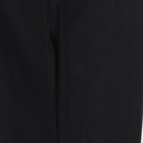 Boohoo Womens Black  Denim Mom Jeans Size 6 L27 in