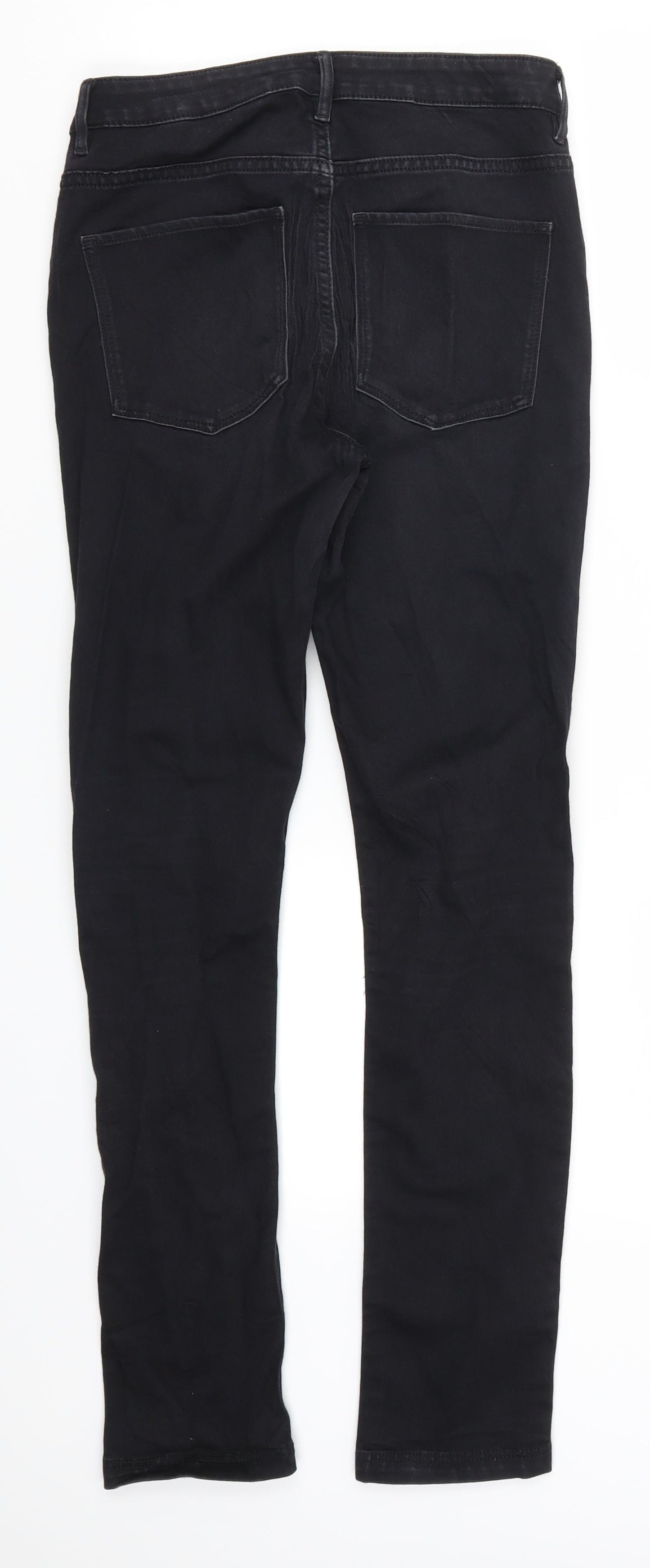 H&M Womens Black  Denim Skinny Jeans Size 28 in L28 in