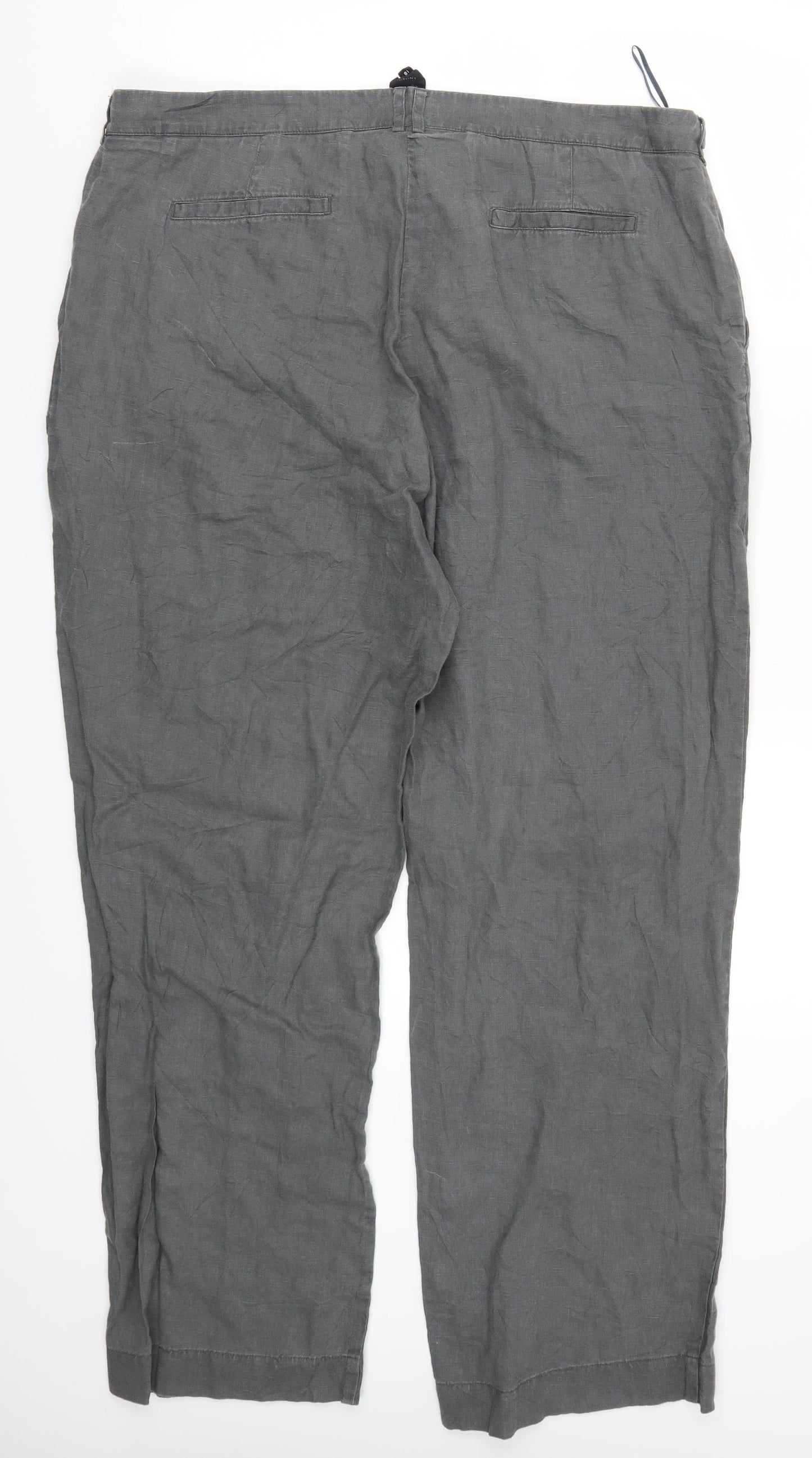 John Lewis Womens Grey   Trousers  Size 18 L30 in