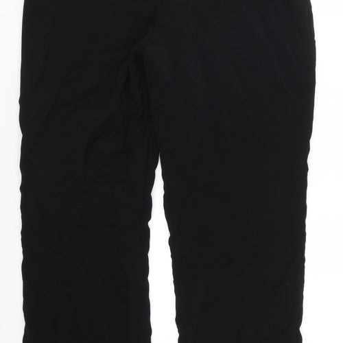 AMARANTO Womens Black   Trousers  Size 14 L29 in