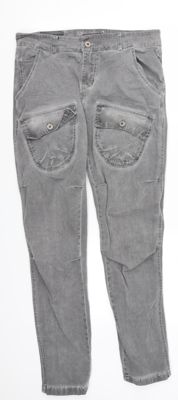 Funky State Womens Grey Denim Skinny Jeans Size 32 in L27 in