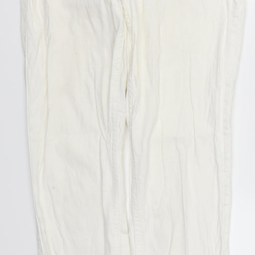 Gina Tricot Womens White  Denim Skinny Jeans Size M L28 in