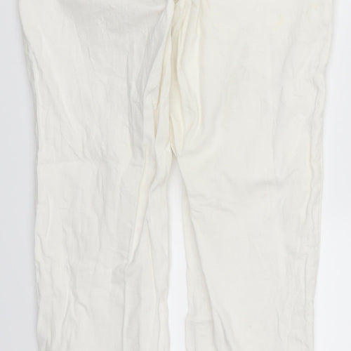 Gina Tricot Womens White  Denim Skinny Jeans Size M L28 in