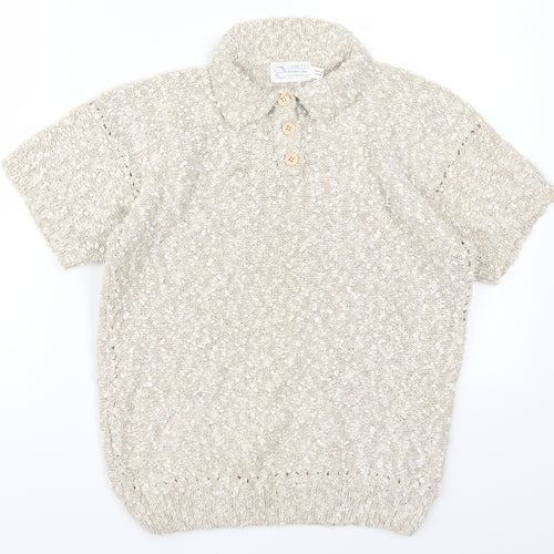 Emreco Womens Beige   Pullover Jumper Size M