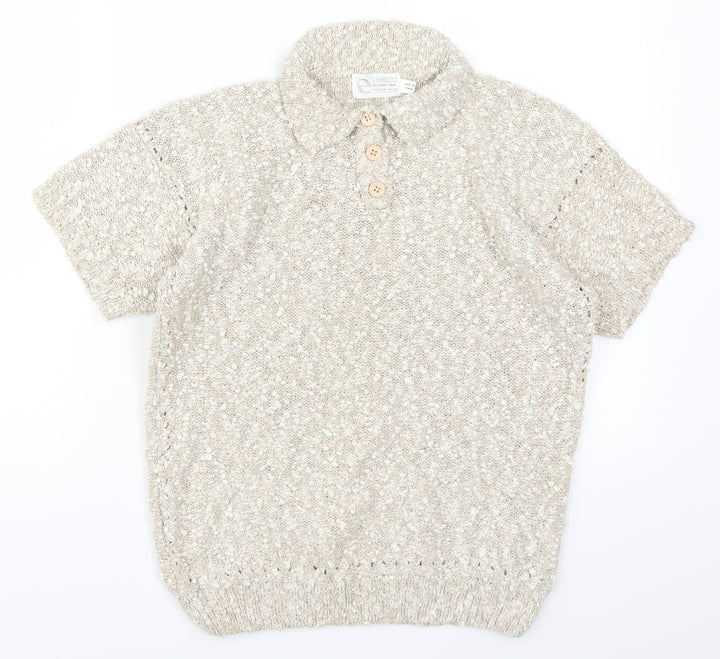 Emreco Womens Beige   Pullover Jumper Size M