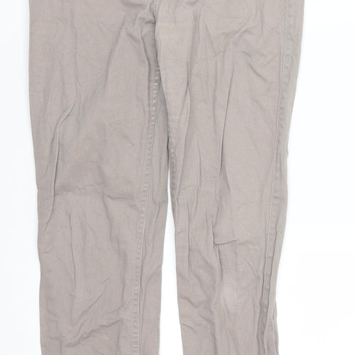 H&M Womens Grey  Denim Skinny Jeans Size 12 L27 in