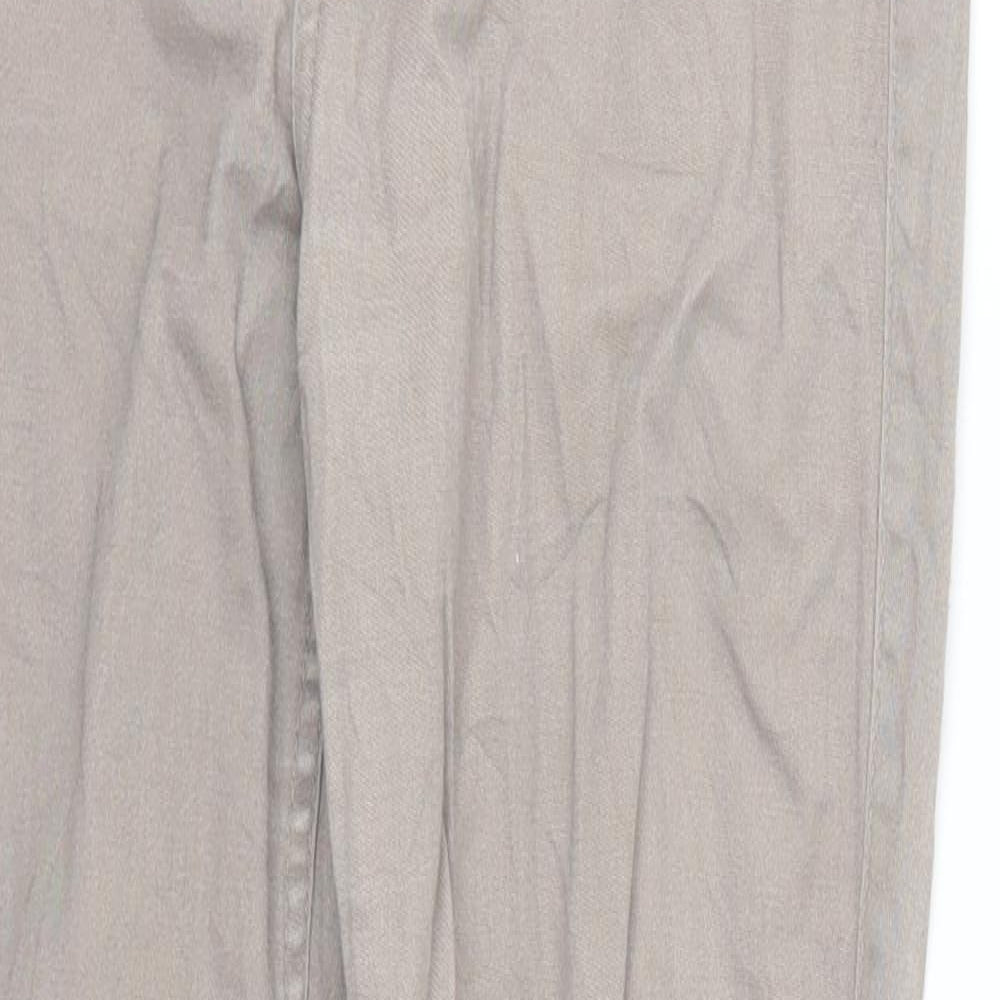 H&M Womens Grey  Denim Skinny Jeans Size 12 L27 in
