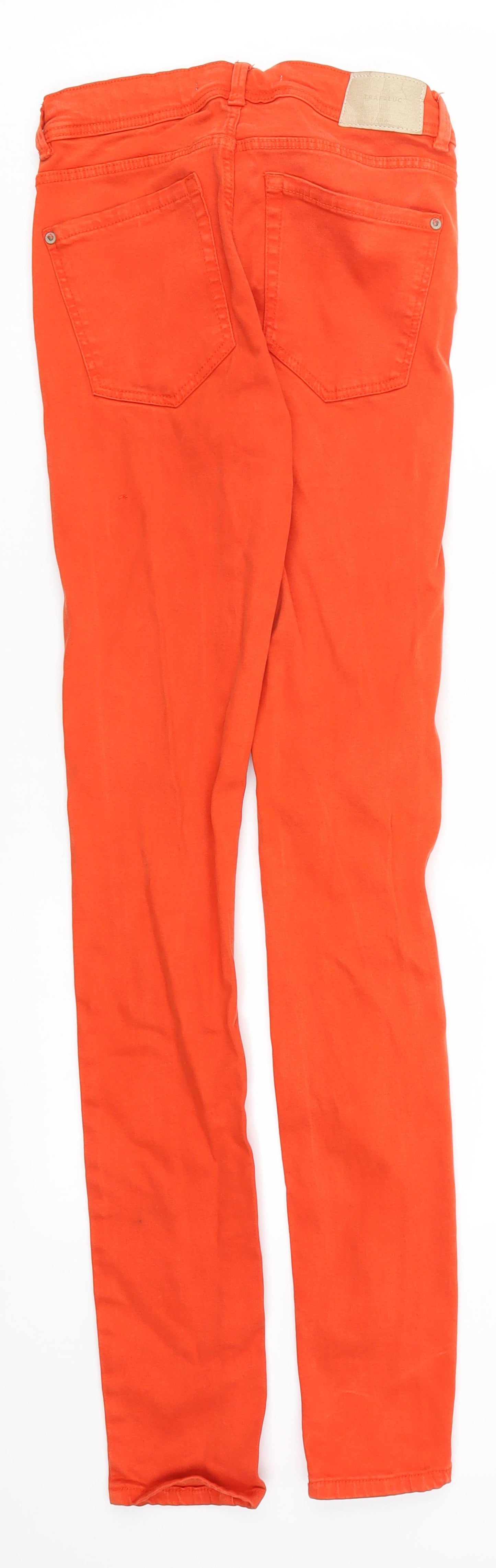 Zara Womens Red  Denim Skinny Jeans Size 6 L29 in