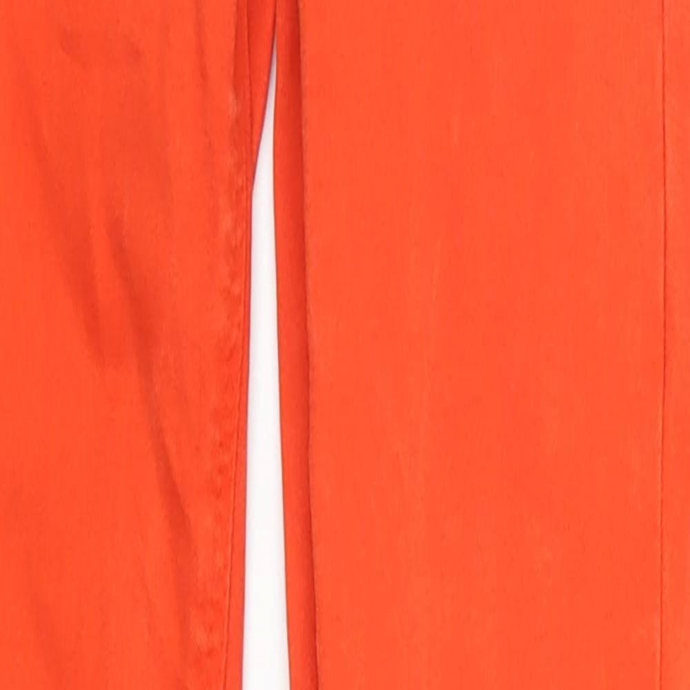 Zara Womens Red  Denim Skinny Jeans Size 6 L29 in