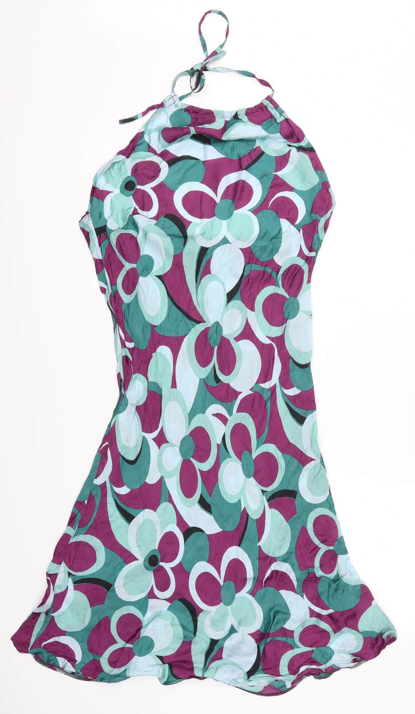 Dorothy Perkins Womens Purple Floral  Mini  Size 18