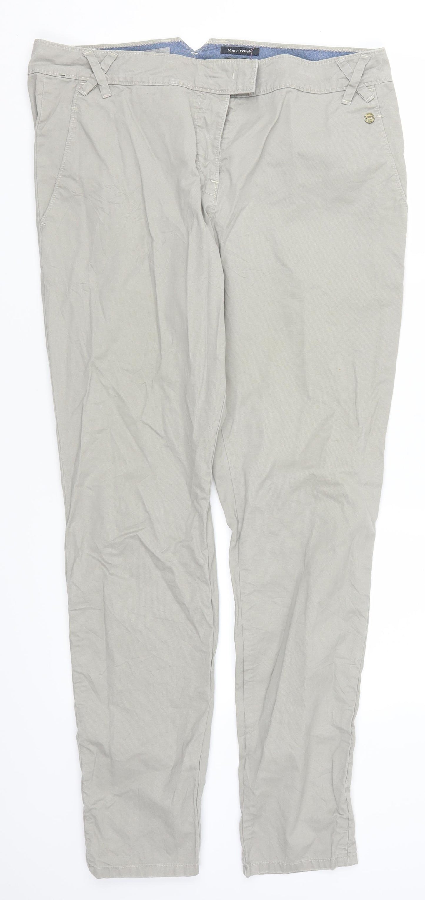 Marc O'Polo Mens Grey   Chino Trousers Size 36 L30 in